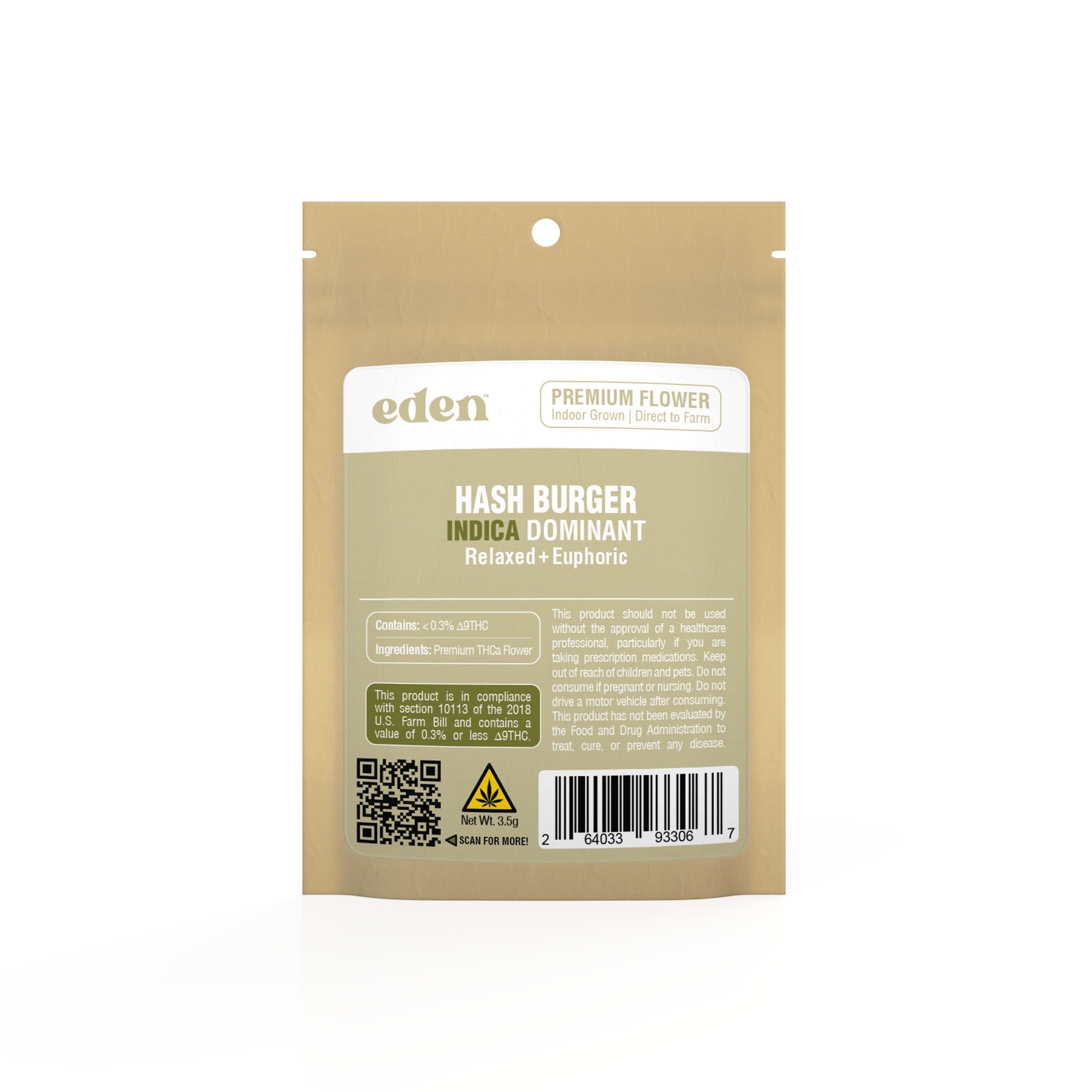 Collection of Premium Flower | Hash Burger in a gallery layout