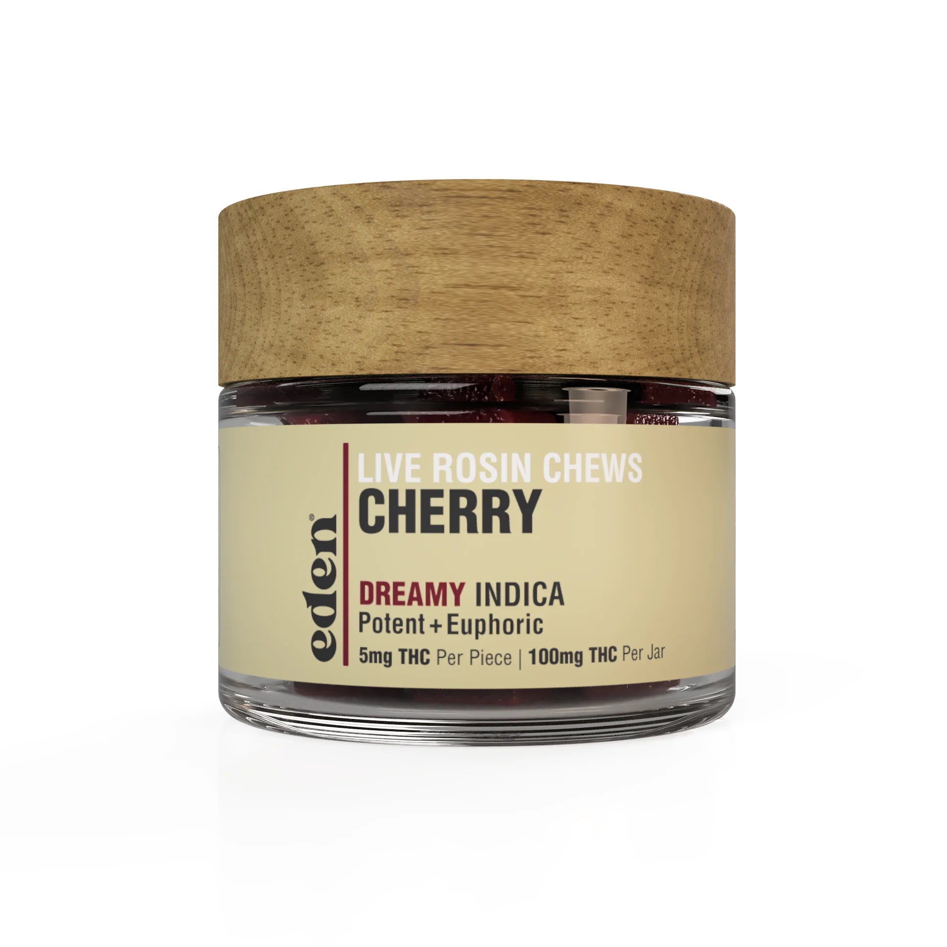 Collection of Live Rosin Chews | Cherry | Premium Delta 9 THC Gummies in a gallery layout