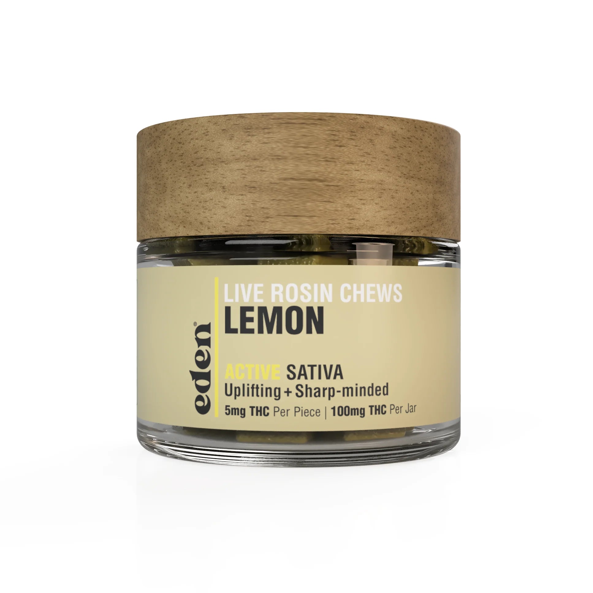 Collection of Live Rosin Chews | Lemon | Premium Delta 9 THC Gummies in a gallery layout