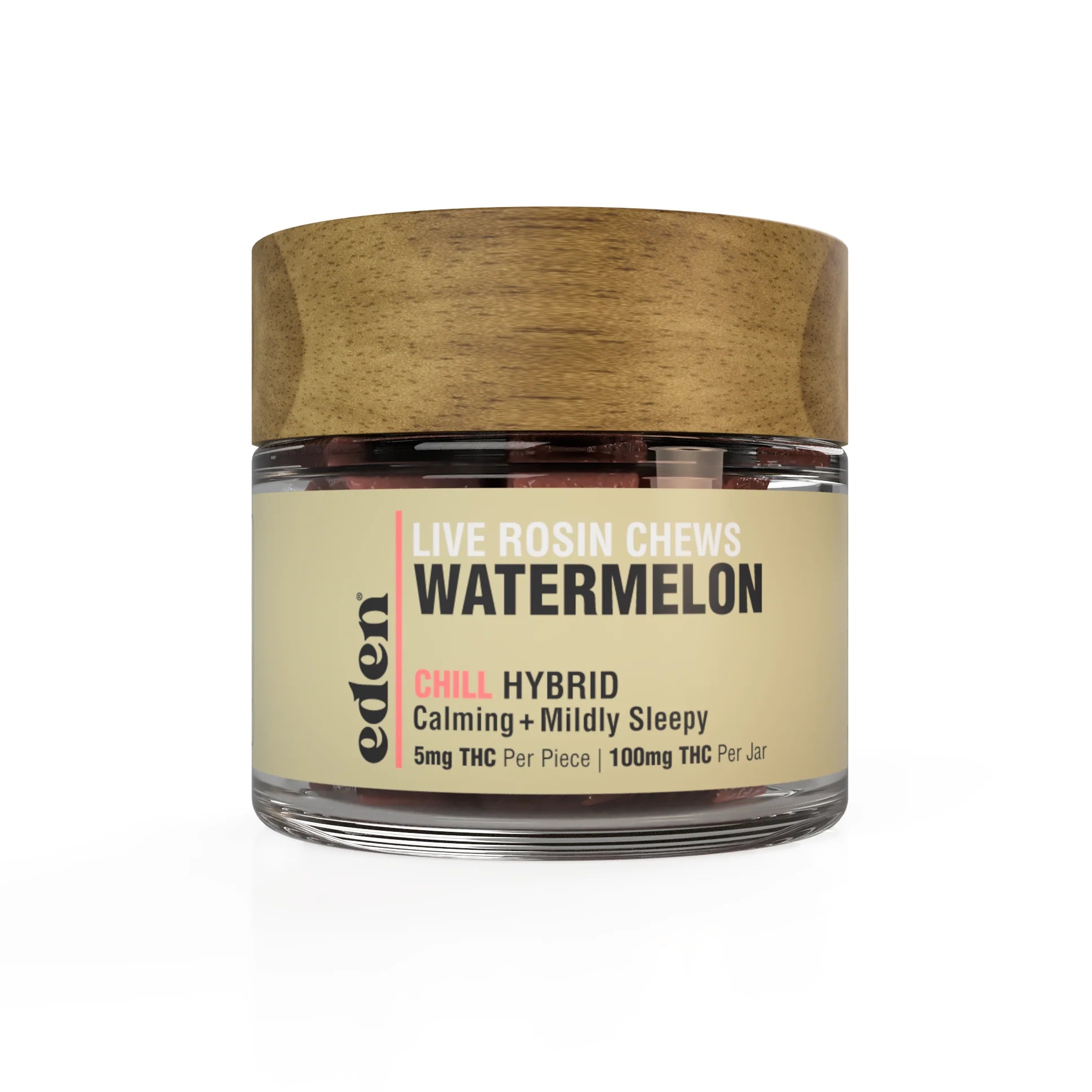 Collection of Live Rosin Chews | Watermelon | Premium Delta 9 THC Gummies in a gallery layout